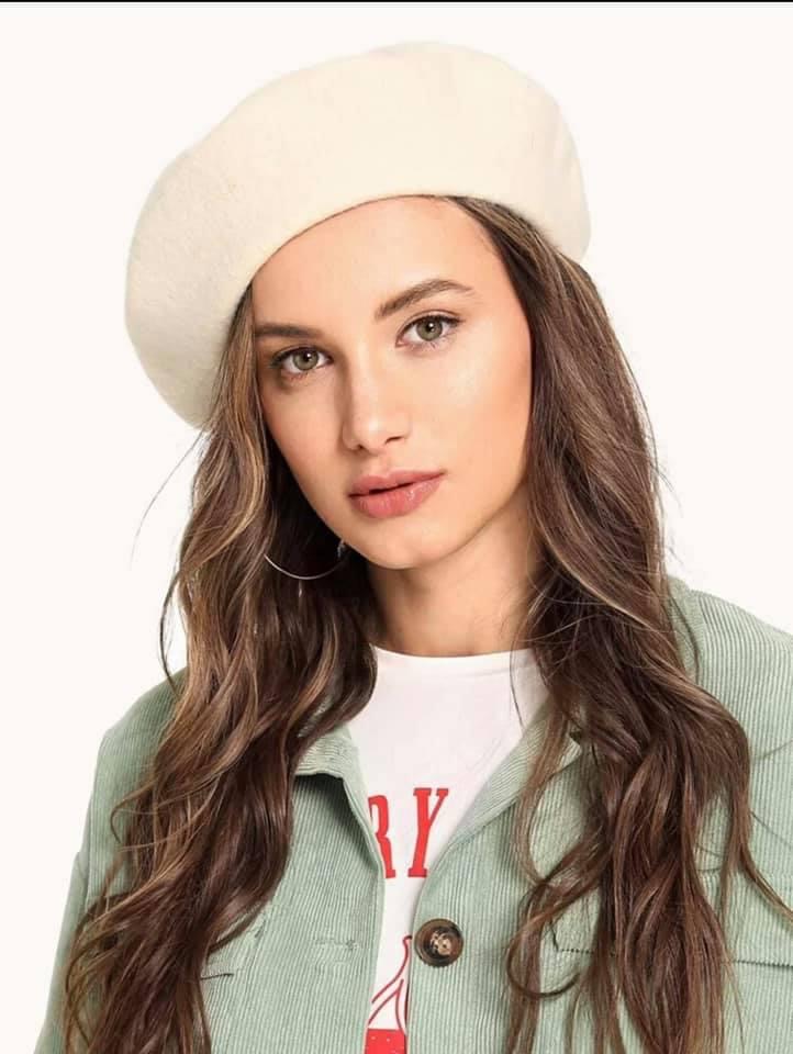 DressUp - Shein white wool bucket hat