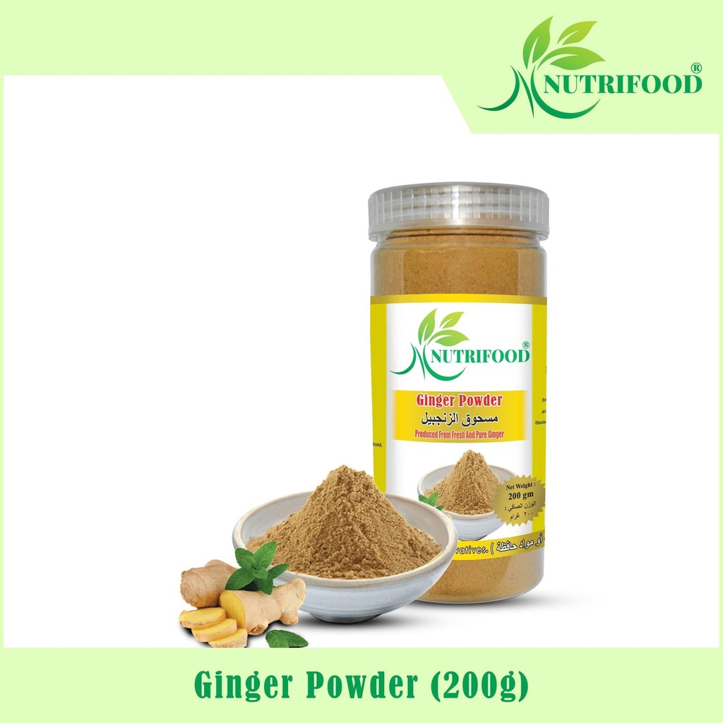 Nutri Food - Ginger Powder (ဂျင်းမှုန့်) (200g/Bottle)