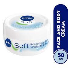 Nivea - Face,Body,Hand - Soft Moisturizing Cream (50ml)