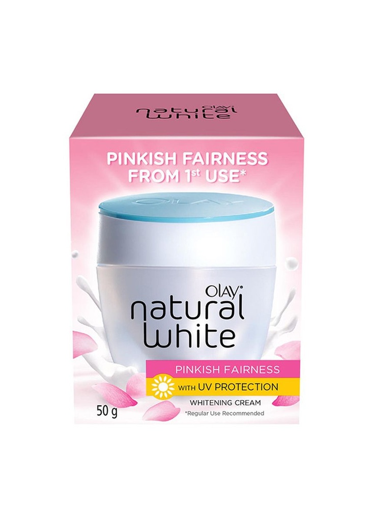 OLAY - Natural White - Pinkish Fairness Whitening Cream (50g) Pink