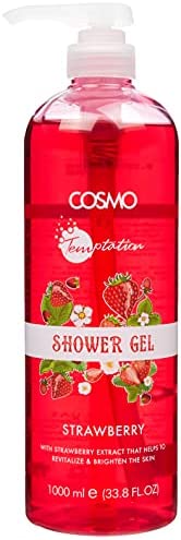 Cosmo - Shower Gel Strawberry (1000ml) red