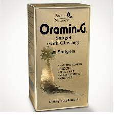 Oramin G - Natural Korean Ginseng Royal Jelly - 1Card (5pcs)