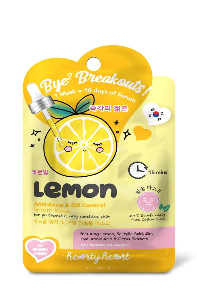 Hearty Heart - Lemon - Serum Mask (18g)