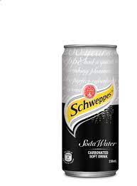 Schweppes - Soda Water Carbonated Soft Drink Can (330ml)