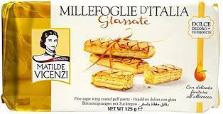 Matilde Vicenzi - Glanate - Fine Sugar Icing Coated Puff Pastry (125g)