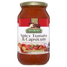 San Remo - Spicy Tomato &amp; Capsicum Sauce (500g)