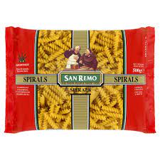 San Remo - Pasta Noodle - Spirals  (500g)