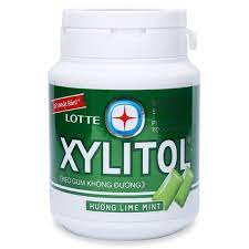 Lotte Xylitol - Sugar Free Gum - Lime Mint Flavour (58g) Green