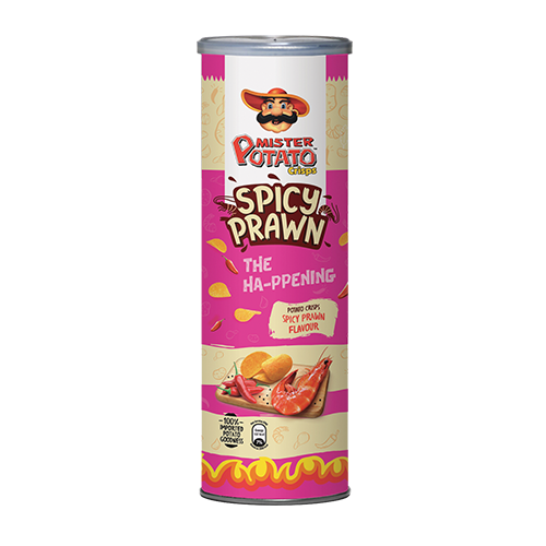 Mister Potato Crisps - Spicy Prawn - THE HA-PPENING (100g)