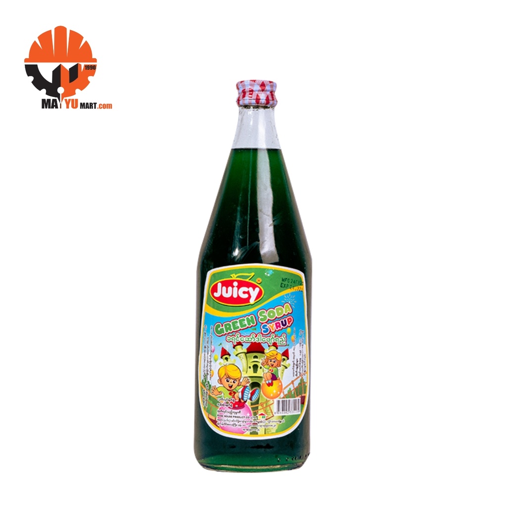 Juicy - Green Soda (750ml)