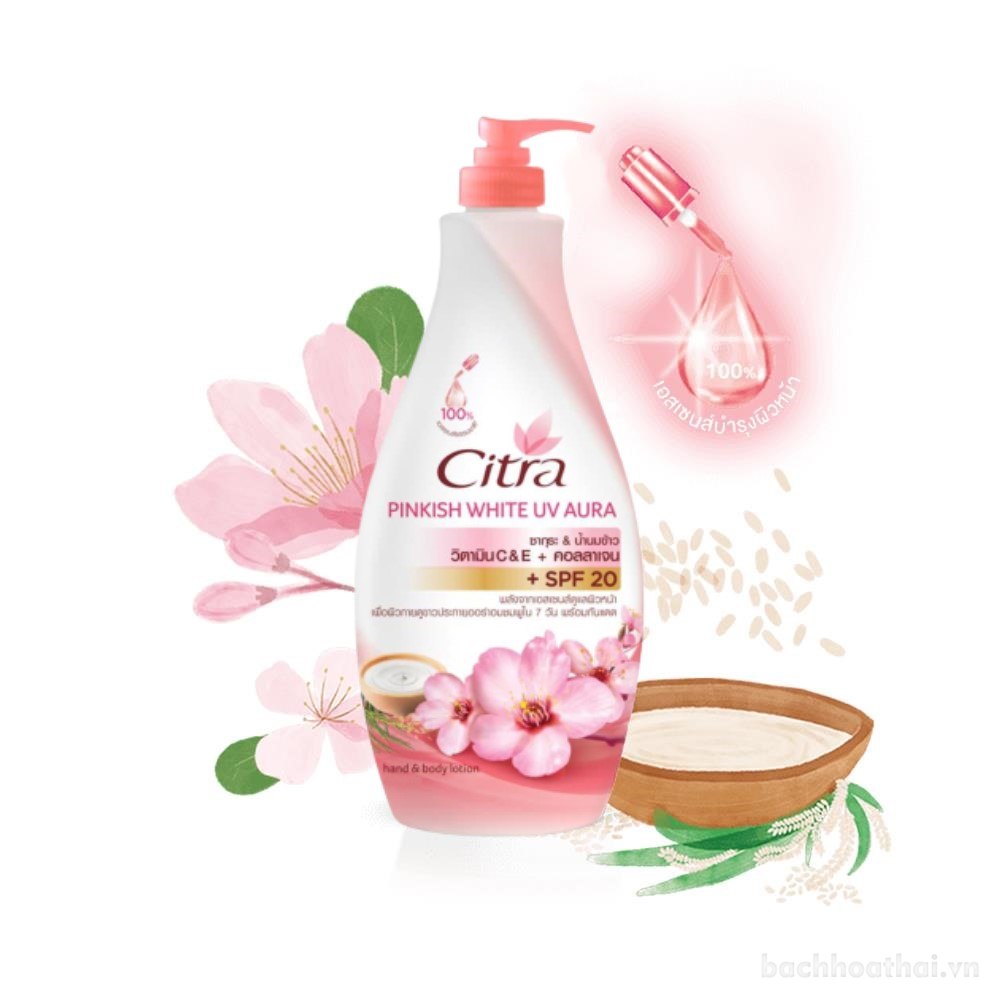 Citra - Pinkish Bright UV SPF -20 - Hand &amp; Body Lotion (300ml)