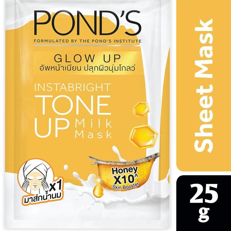 POND'S - Glow Up - Tone Up - Milk Mask - Honey X10 (25g)