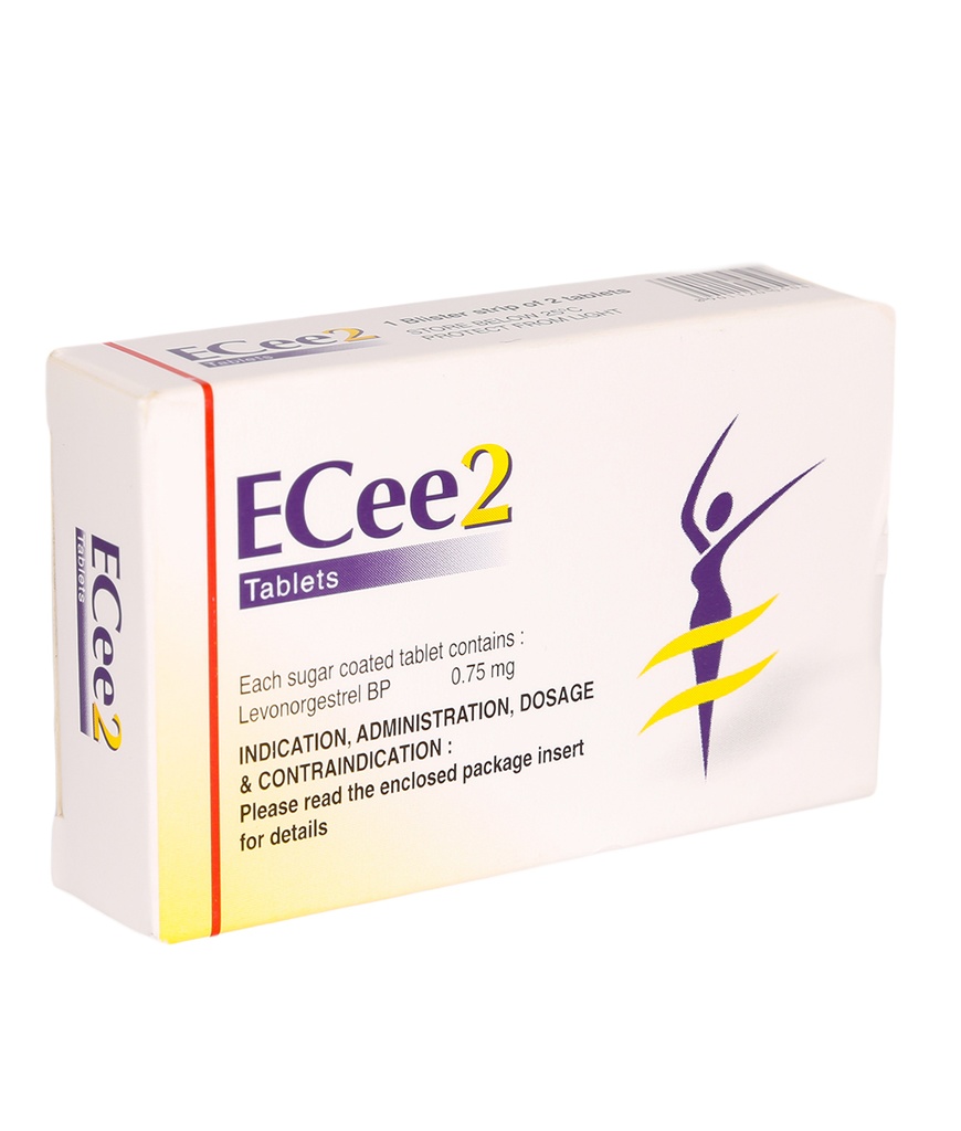 ECee2 - Levonorgestrel Tablets - 0.75mg (1Box)