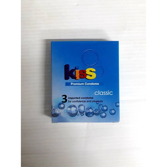 Kiss - Premium Condom - Classic - Blue (1Box)