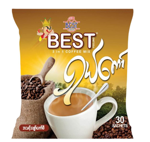 Best - 3 in 1 Coffee Mix - Shal Kaw (25gx30sachets)