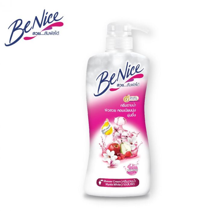Be Nice - Mystic White - Shower Cream - White Pink (450ml)