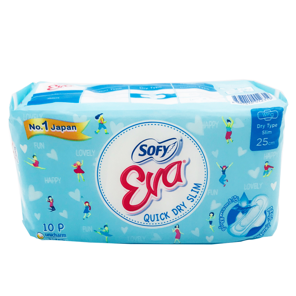 Sofy Eva - Quick Dry Slim - Light Blue (10p) - 25cm
