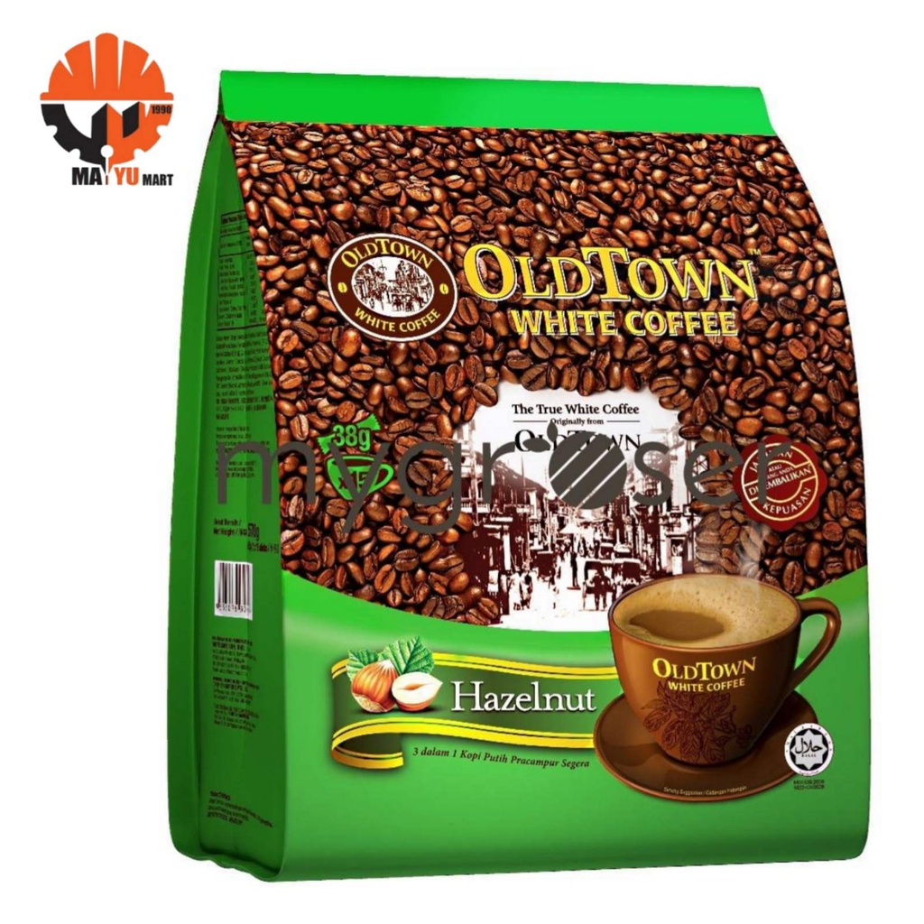 Old Town - White Coffee - Hazelnut Flavour (38gx15sticks)