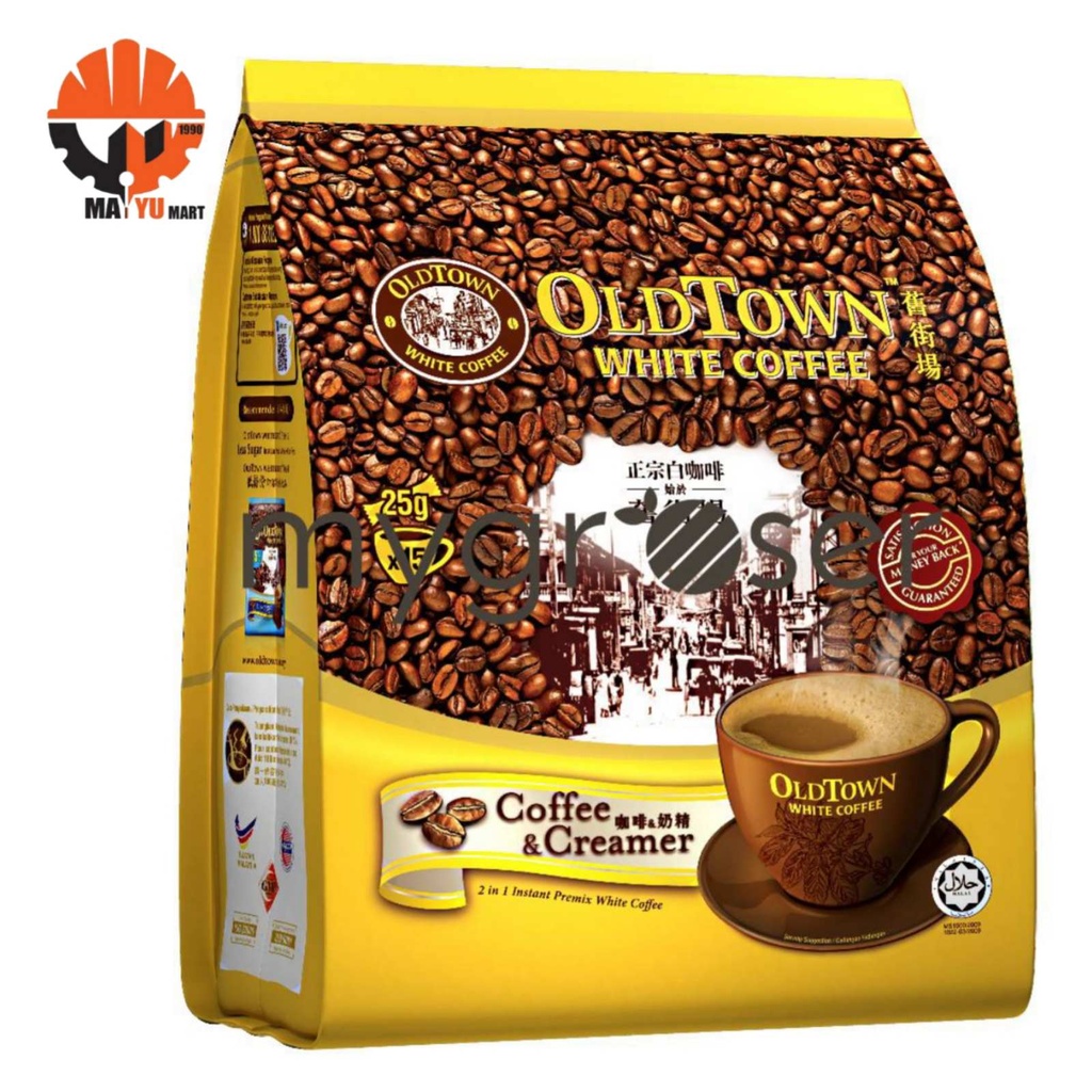 Old Town - White Coffee - Coffee &amp; Creamer (25gx15sticks)