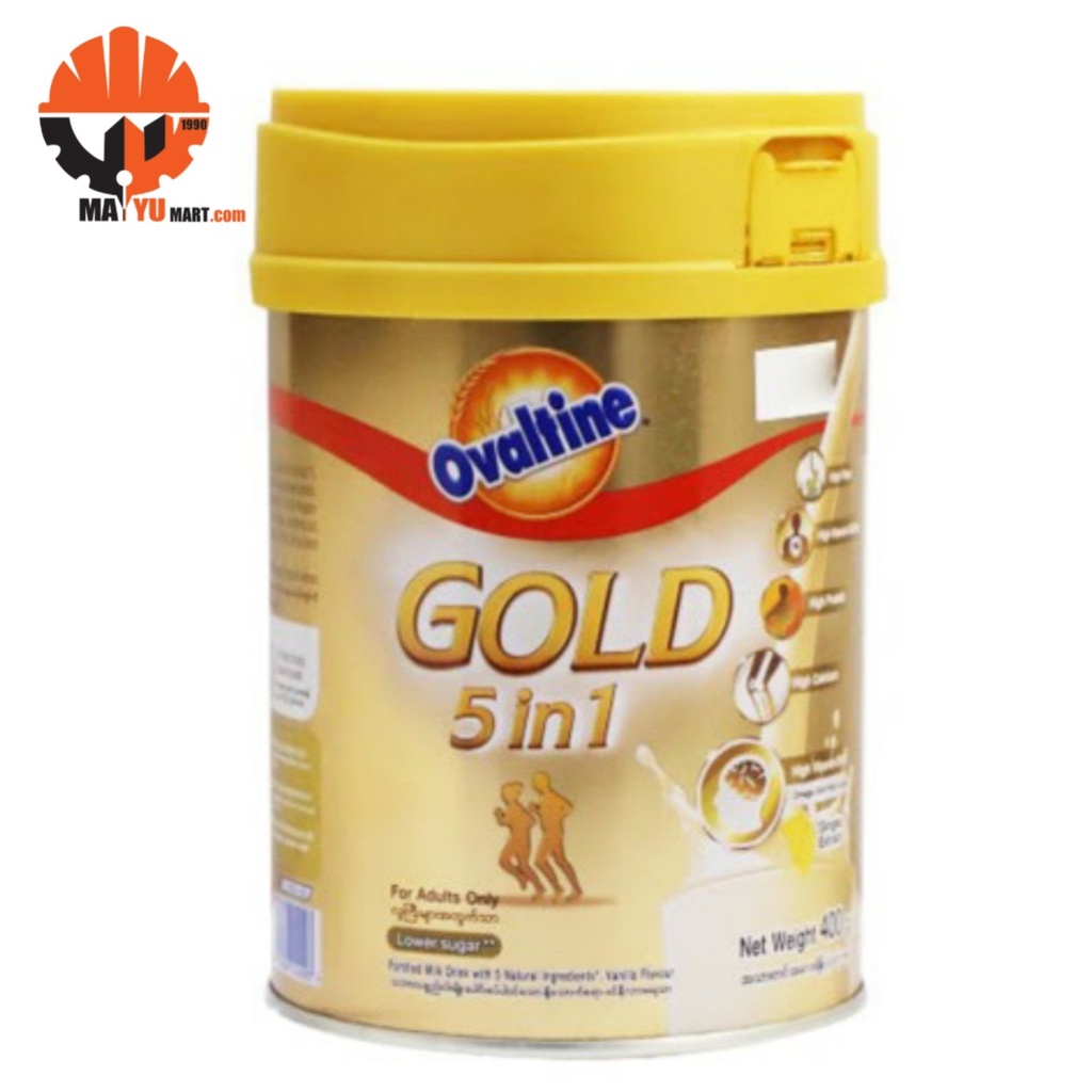 Ovaltine - Gold 5in1 Adult Milk Powder- Tin (400g)