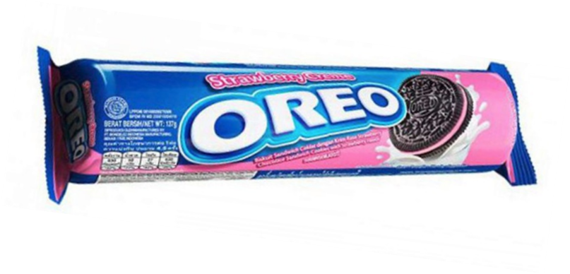 Oreo - Sandwich Biscuit - Strawberry Creme (27.6g)