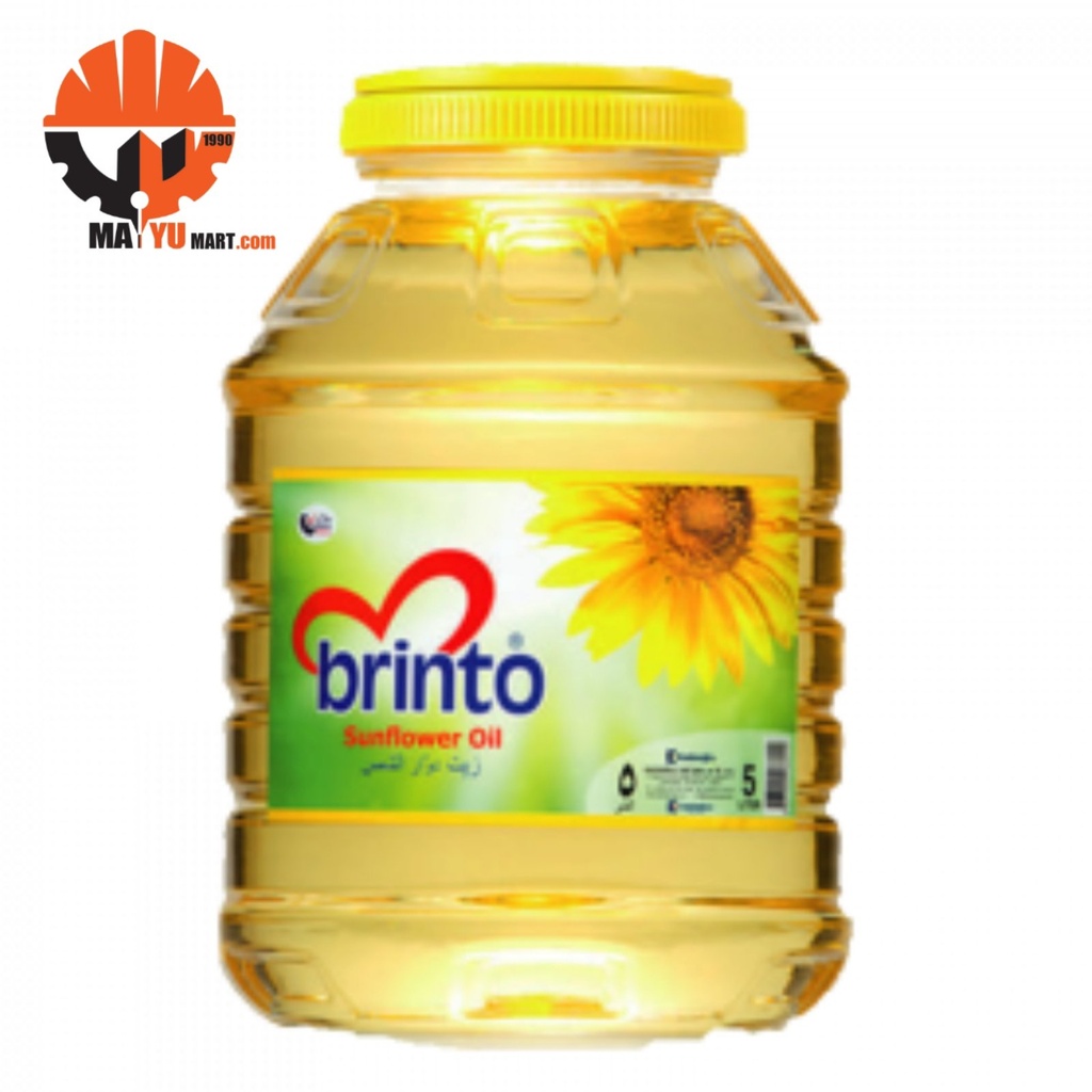 Brinto - Sunflower Oil (5 Litre) - Jar