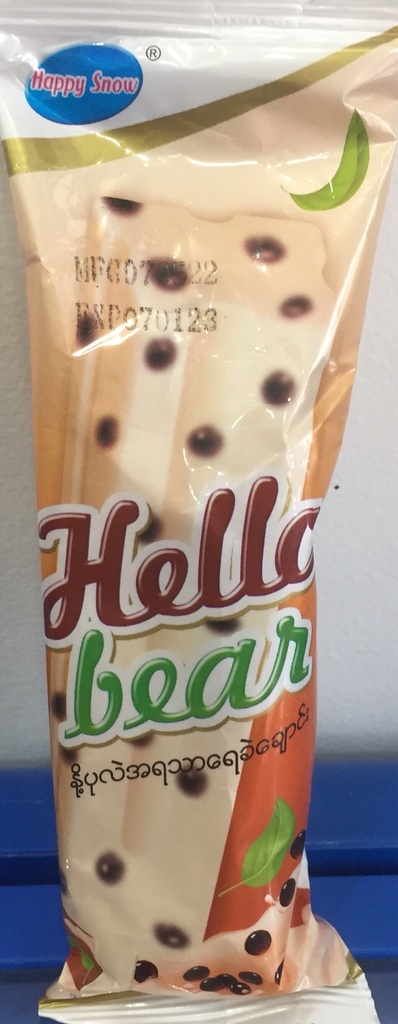 Happy Snow - Hello Bear - Pearl Milk Tea, Milk Grape (70g)