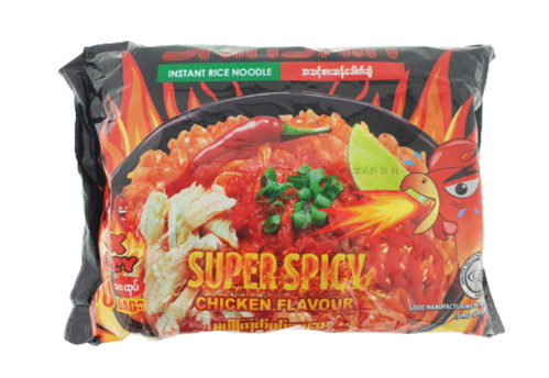 Shin Shin - Instant Rice Noodle - Super Spicy - Chicken Flavour (62g)