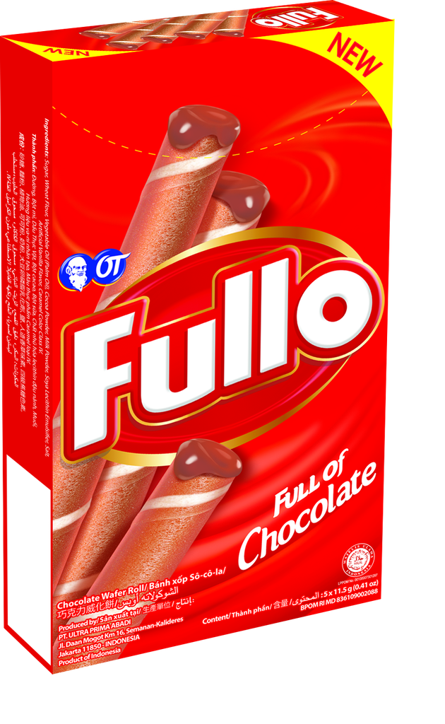 Fullo - Chocolate Wafer Roll (5x10g)