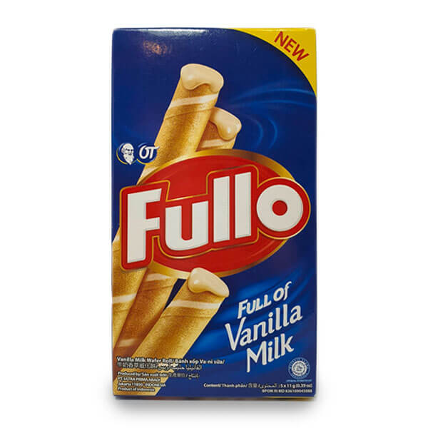 Fullo - Vanilla Milk Wafer Roll (5x10g)