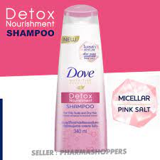 Dove - Nutritive Solution - Detox Nourishment - Shampoo (340ml) Pink