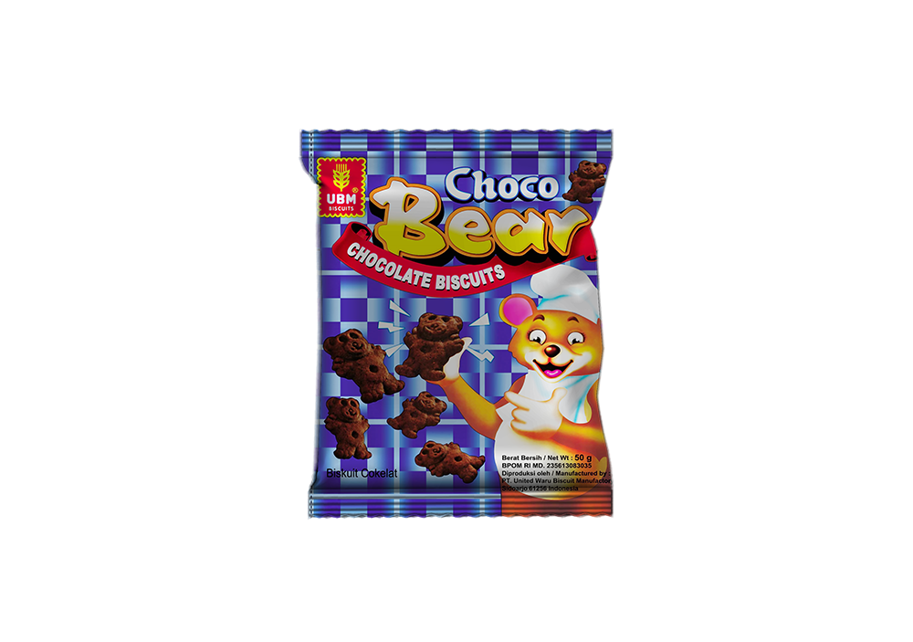 UBM - Choco Bear - Chocolate Biscuits (50g)