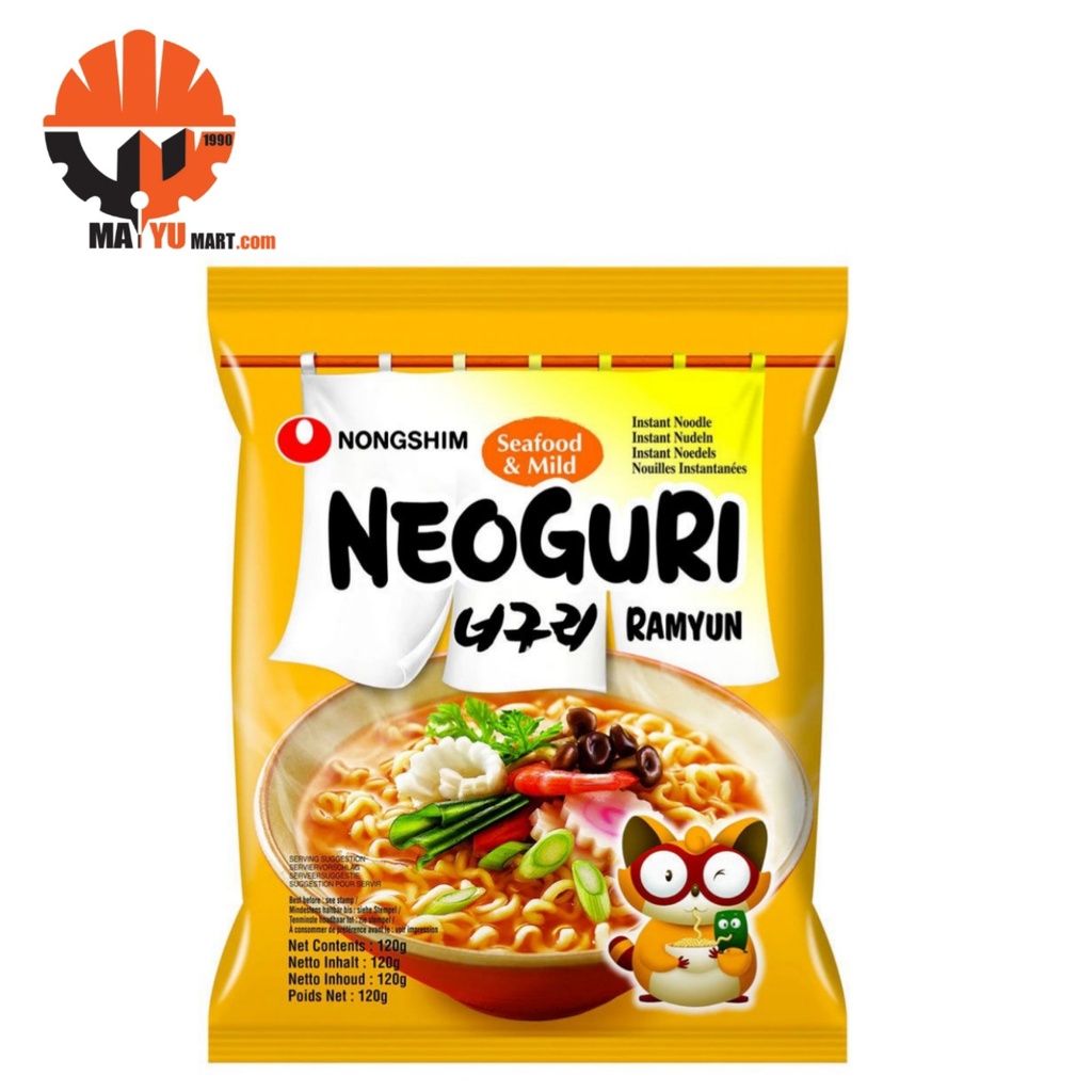 Nong Shim - Neoguri Ramyun - Seafood &amp; Mild (120g)