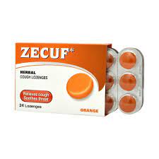 Zecuf - Herbal Cough Lozenges - Orange (6Pcs)