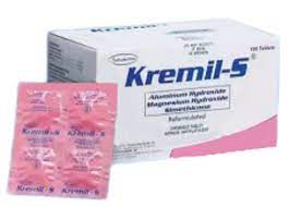 Kremil-S - Aluminium Hydroxide, Megnesium Hydroxide, Simethicone (4Tabs) - Pink