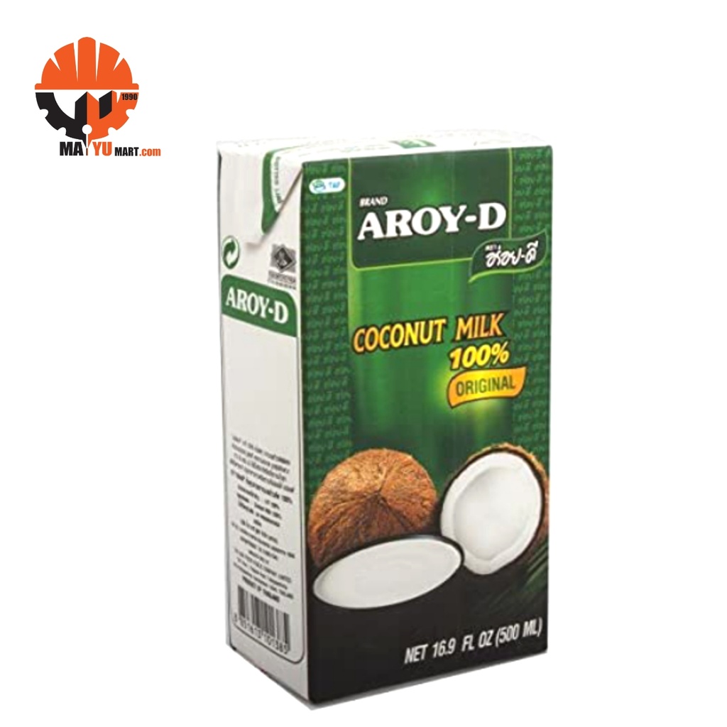 Aroy-D - 100% Coconut Milk - Original (500ml) (Halal)