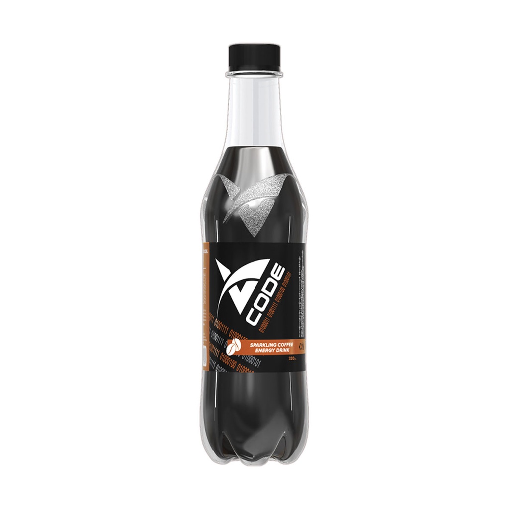 Code - Sparkling Coffee Flavoured - Energy Drink (330ml)