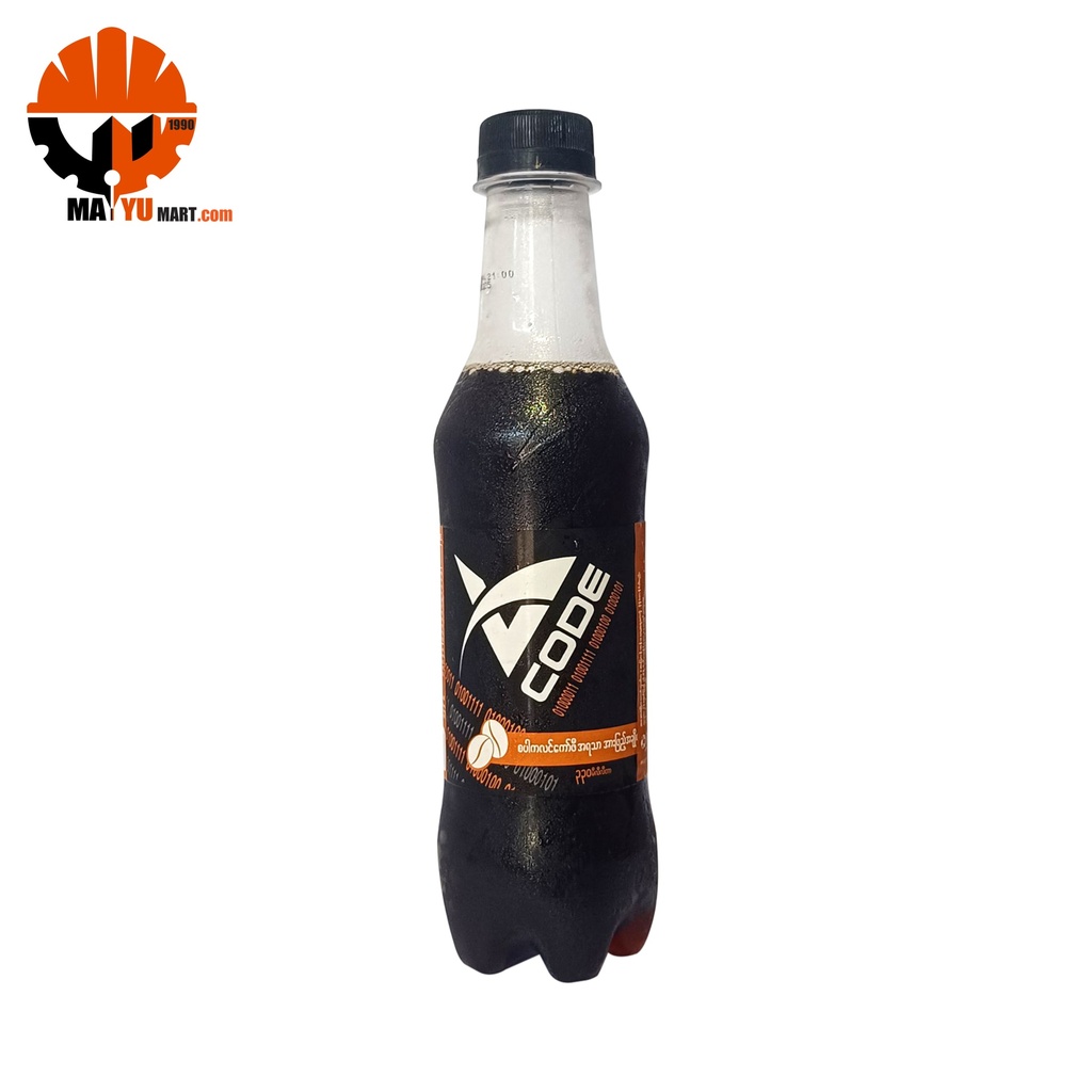 VCode - Sparkling Coffee - Energy Drink (330ml) Black (Bottle)