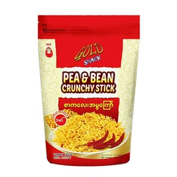Gold Snack - Pea &amp; Bean Crunchy Stick - Spicy Hot  (100g) (Halal)
