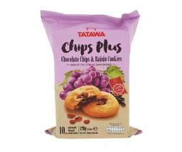 Tatawa - Chips Plus - Chocolate Chips &amp; Raisin Cookies (120g)
