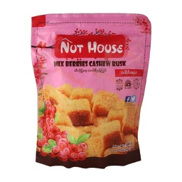 Nut House - Mix Berries Cashew Rusk (70g)