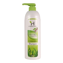 Herballines - Olive Oil &amp; Green Tea - Sun Protection &amp; Moisturizing - Shampoo (1000ml)