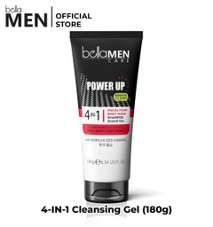 Bella (Men) - Power Up - 4In1 - Face/Body/Hair/Shave (180g)