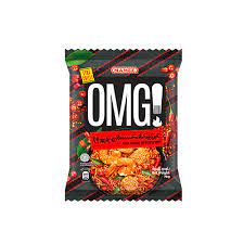 Mamee - OMG! - Extra Flaming Hot Noodle Soup (70g) Black