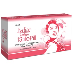 Lydia - 1 Safe Pill - Emergency Contraceptive Day-After Pill (1.5mg)