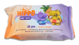 Hippo - Baby Wipes 30 Pcs (150mmX200mm)