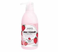 Watsons - Milk Yogurt - Strawberry Extract Body Lotion (530ml)