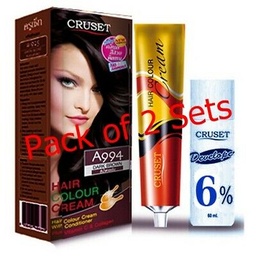 Cruset - A994 - Dark Brown - Hair Colour Cream (60g)