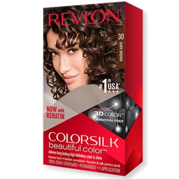 Revlon - 30 Dark Brown - Colorsilk