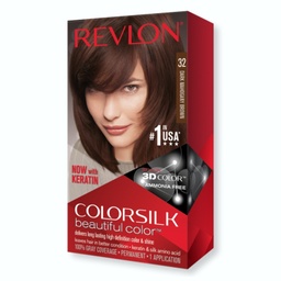 Revlon - 32 Dark Mahogany Brown - Colorsilk